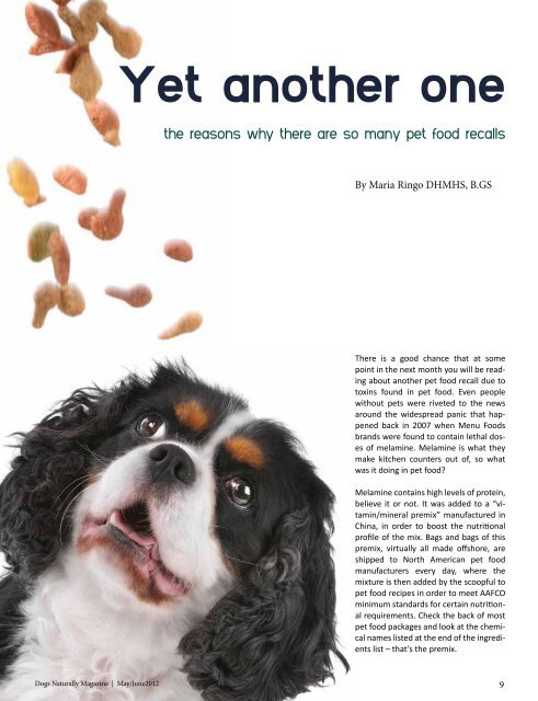Download the PDF Version - Dogs Naturally Magazine