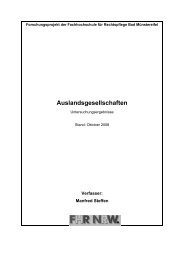 Auslandsgesellschaften - Fachhochschule für Rechtspflege ...