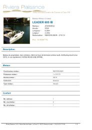 LEADER 605 IB - Riviera Plaisance
