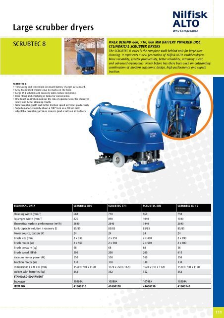 Nilfisk-ALTO â Floor Cleaning Equipment