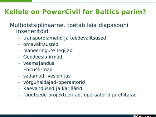 PowerCivil for Baltics