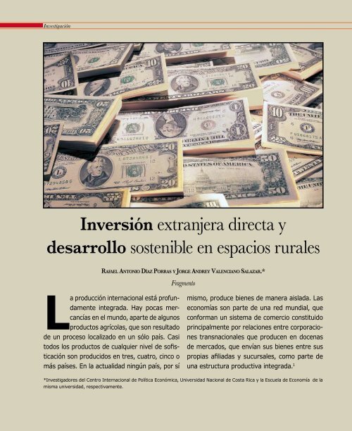 Inversión - revista de comercio exterior - Bancomext