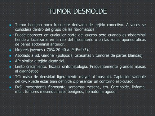 TUMORES/PSEUDOTUMORES
