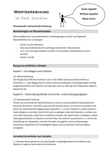 WERtEERziEhuNG - Schulen in Oberfranken