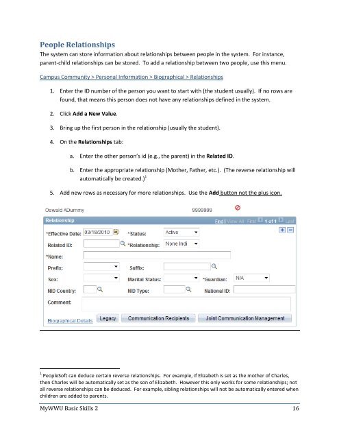 myWWU Basic Skills #2 - Walla Walla University