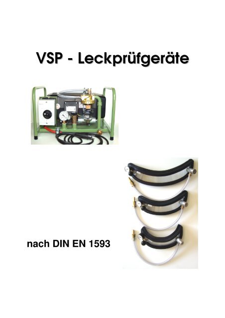 VSP - LeckprÃ¼fgerÃ¤te