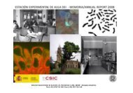 Memoria de la EEAD. 2008 - EstaciÃ³n Experimental de Aula Dei