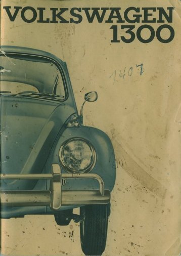 August, 1965 Beetle Owner's Manual - PDF - TheSamba.com