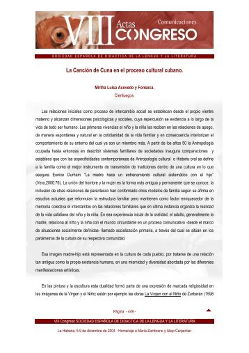 Actas VIII Congreso Internacional de la Sociedad EspaÃ±ola de ...