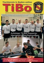 Tibo - Tischtennis Bezirk Heidelberg