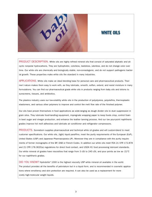 find refined solutions petrolatums white oils ... - Plusto.com