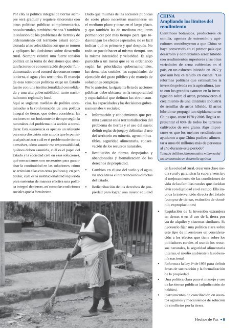 Revista Hechos de Paz N.64 - Programa de las Naciones Unidas ...