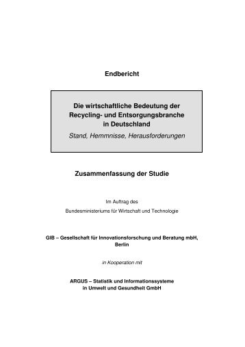 Kurzfassung - ARGUS GmbH