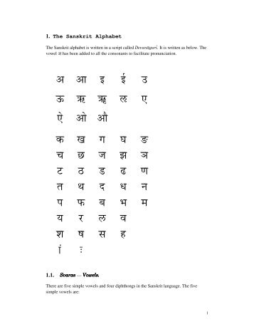 Introduction to Sanskrit and the Mahesvara-Sutras