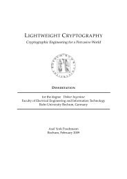 LIGHTWEIGHT CRYPTOGRAPHY