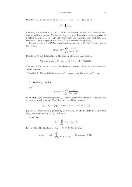 a limit theorem for the hurwitz zeta-function in the space of analytic ...