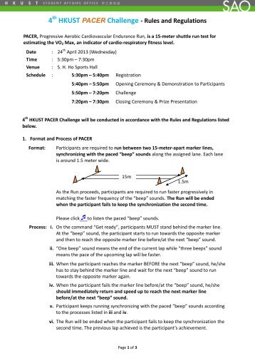 Rules and Regulations - Student Affairs Office