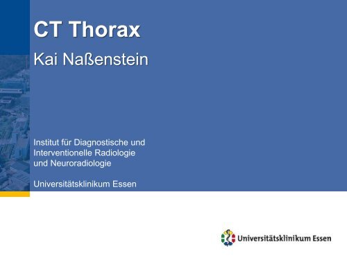 CT Thorax