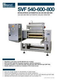 Sfogliatrice SVF 540-600-800 - Storci Spa