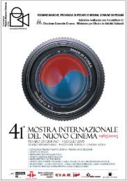 download document - Mostra internazionale del nuovo cinema