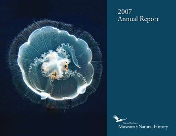 2007 Annual Report - Santa Barbara Museum of Natural History