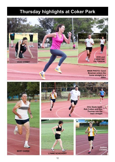 January february 2013 x - Masters Athletics W.A.