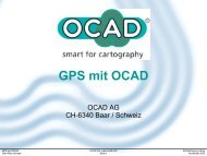 GPS mit OCAD - Swiss Orienteering