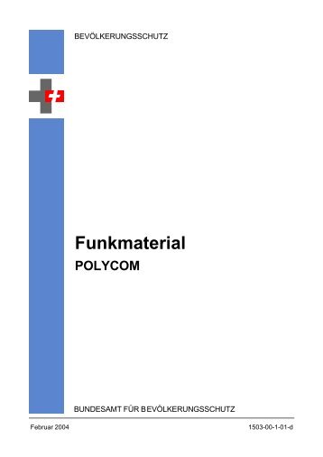 Funkmaterial; POLYCOM - Bevölkerungsschutz