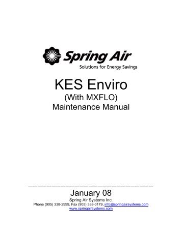 KES Enviro - Spring Air Systems Inc.