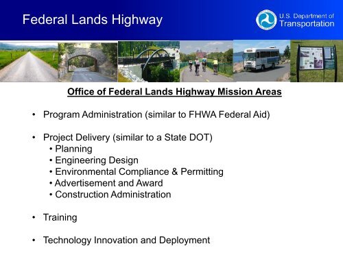 Eastern Federal Lands Highway Division - U.S. Department of ...