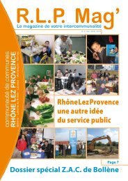 RhÃ´ne Lez Provence une autre idÃ©e du service public