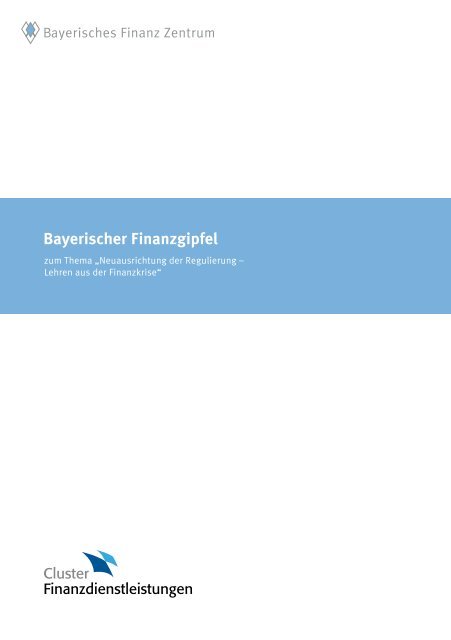 Bayerischer Finanzgipfel