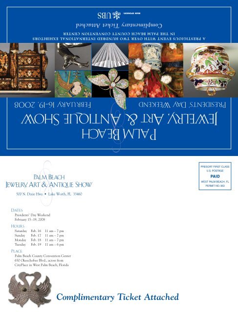 View Invitation (PDF Format) - Palm Beach Jewelry, Art &amp; Antique ...