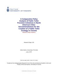 A Comparative Policy Analysis of Public Toilet ... - Cities Centre