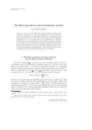 The Hasse principle in a pencil of algebraic varieties - Département ...