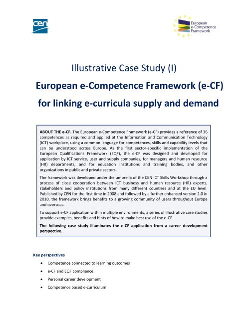 download - European e-Competence Framework