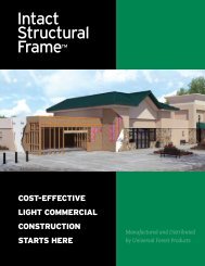 Intact Structural Frame Brochure - Universal Forest Products
