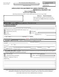 Real Estate Tax Abatement Form - City of Waltham