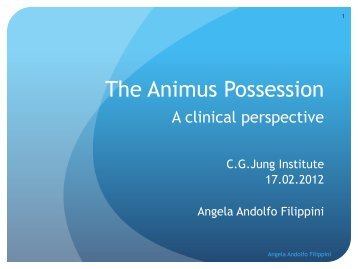The Animus Possession - C. G. Jung Institut ZÃ¼rich
