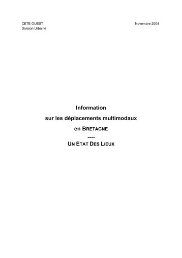 Rapport Information Multimodale Bretagne - predim