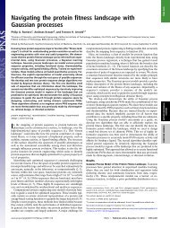 Navigating the protein fitness landscape with Gaussian processes