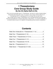1 Thessalonians - Formatted - chi alpha @ uva