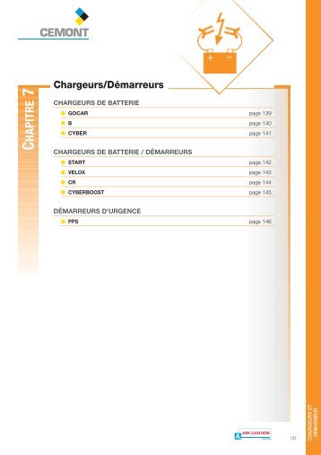 chargeurs de batterie - Cemont