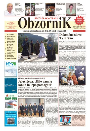 Posavski obzornik 19/07 - ZaÄetek