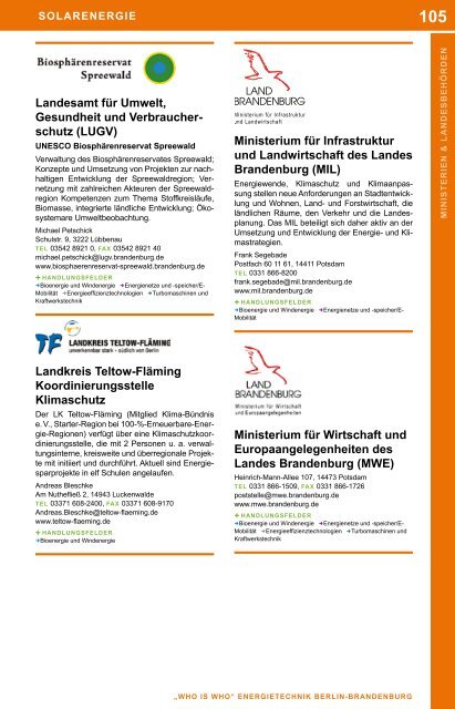 WHO IS WHO DER ENERGIETECHNIK - Cluster Energietechnik