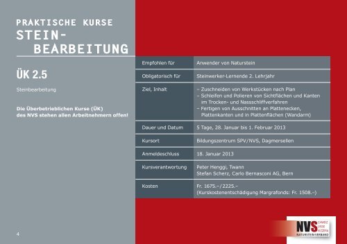 Download - Naturstein-Verband Schweiz (NVS)