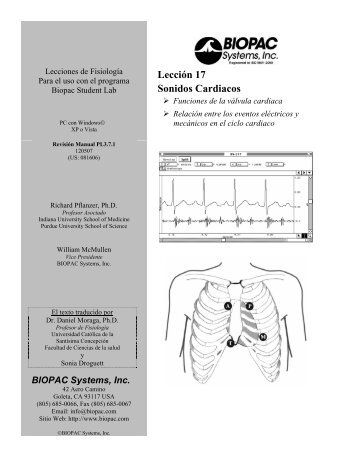 LecciÃ³n 17 Sonidos Cardiacos - Biopac