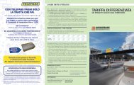 TARIFFA DIFFERENZIATA - Autostrade Meridionali SpA