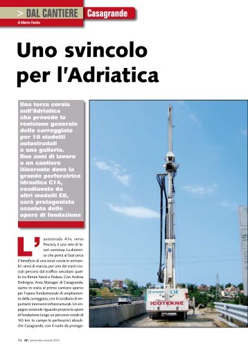Uno svincolo per l'Adriatica - CASAGRANDE GROUP