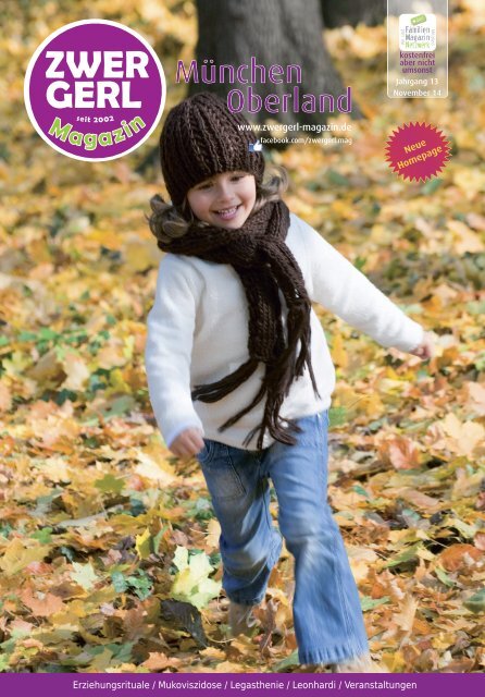 Zwergerl Magazin München/Oberland November 2014